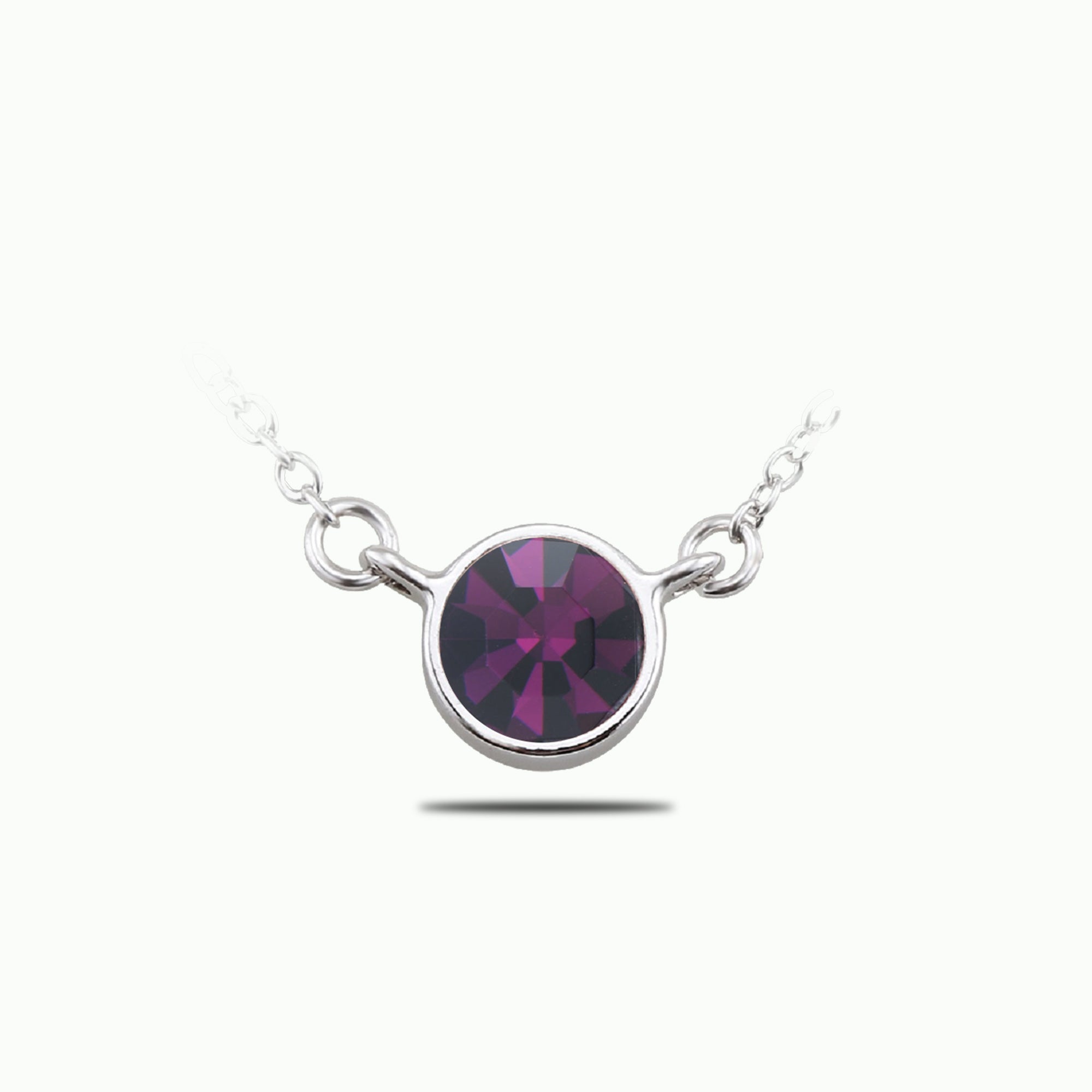 Amethyst (February) Birthstone Necklace