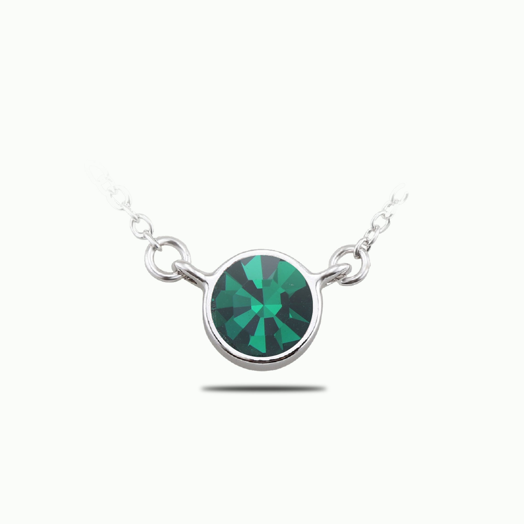 Emerald (May) Birthstone Necklace