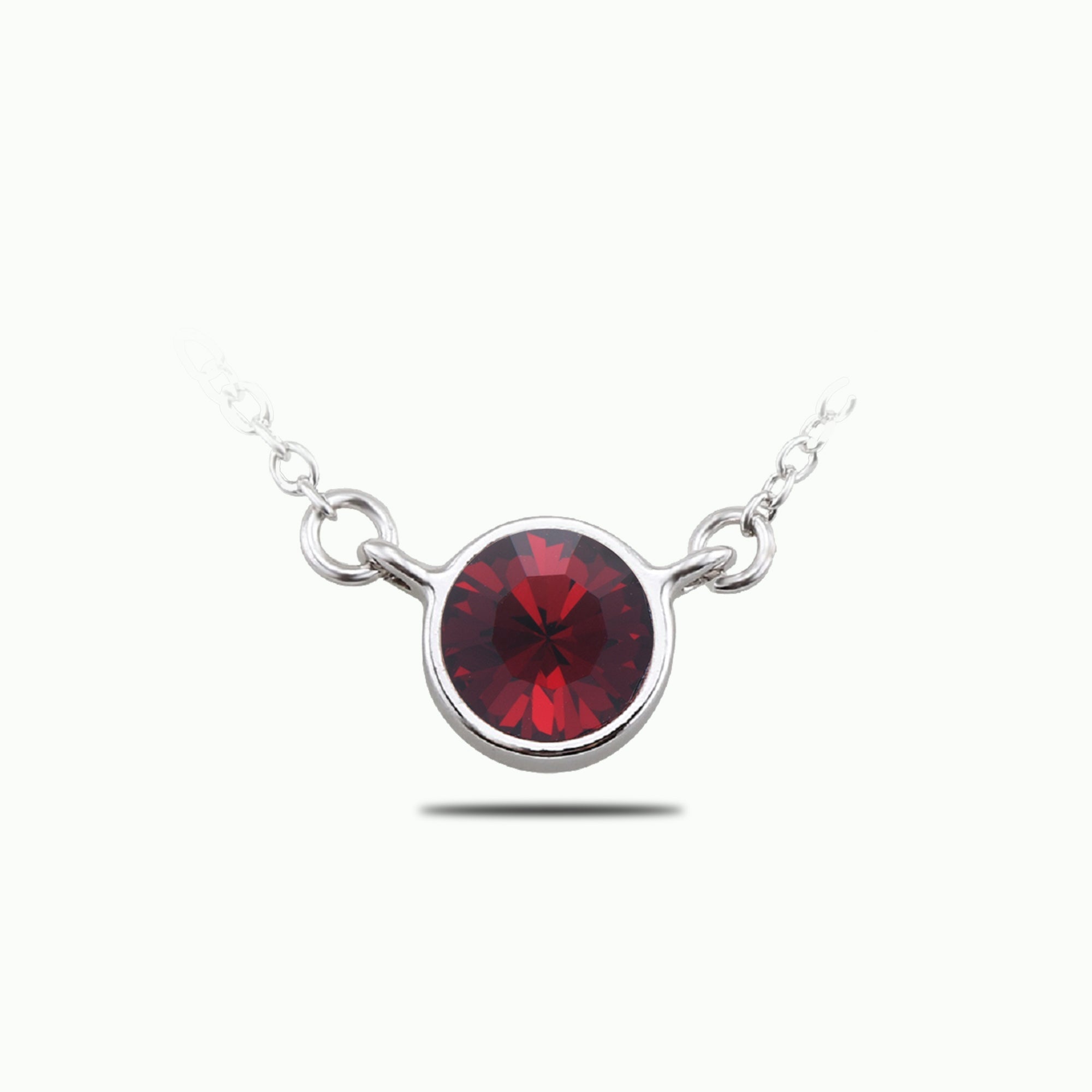 Garnet (January) Birthstone Necklace
