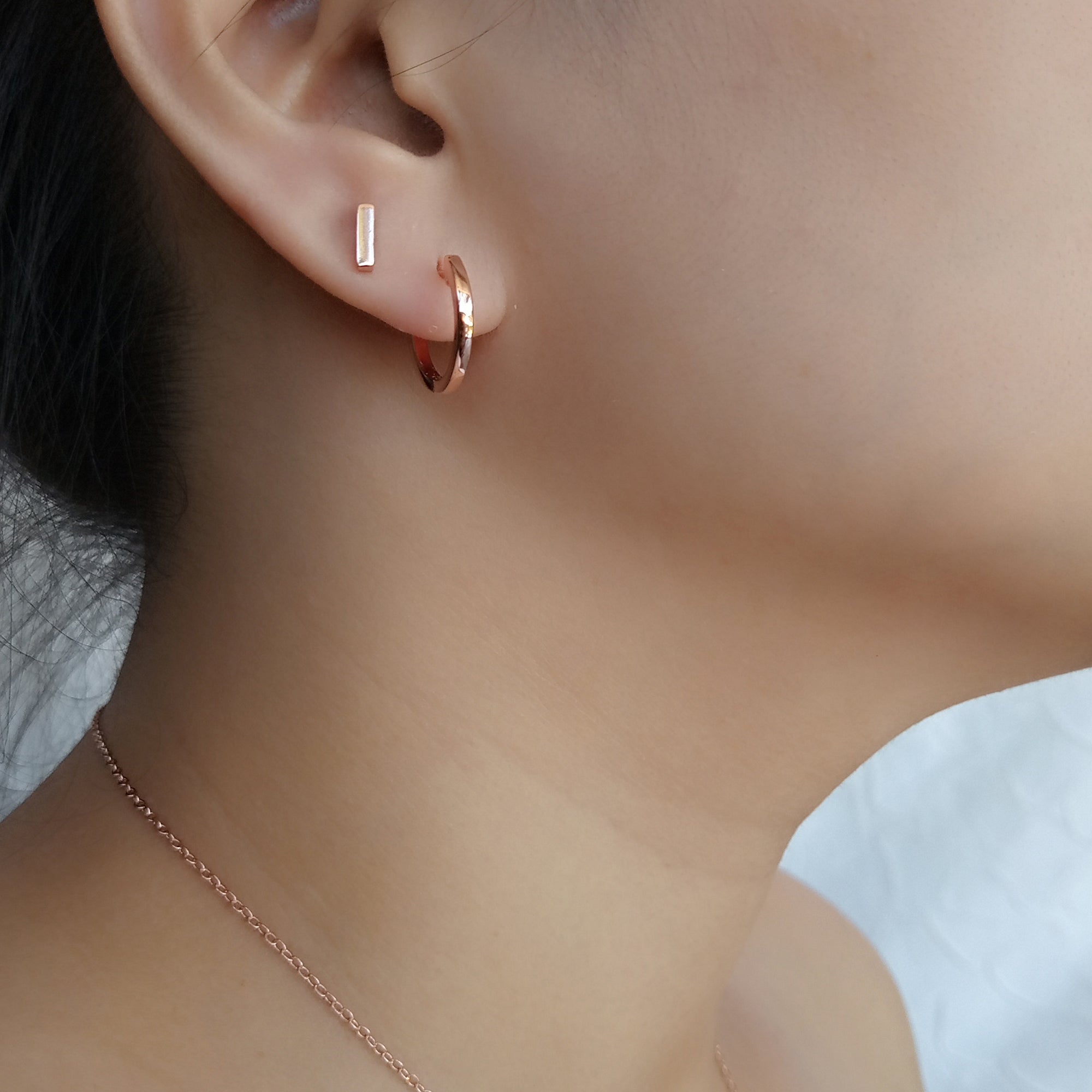 Silver Classic Hoop Earrings