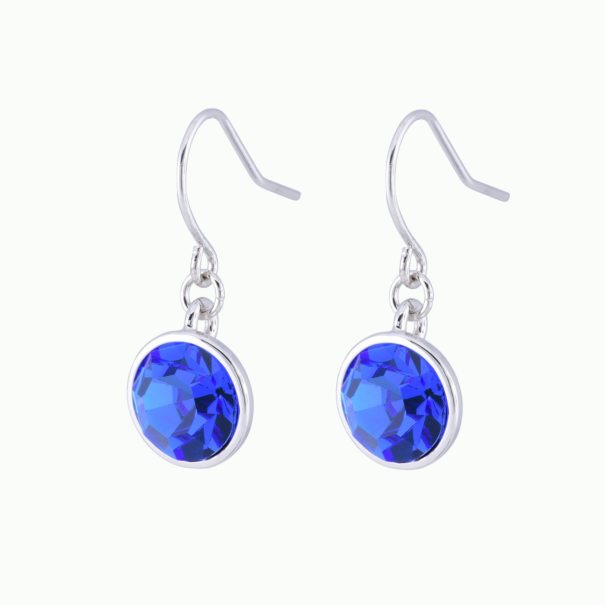 Sapphire Crystal Drop Earrings