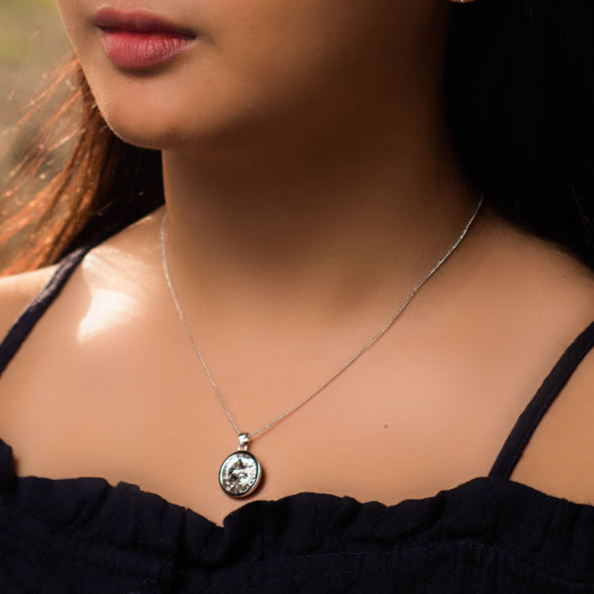 Gold Crystal Necklace
