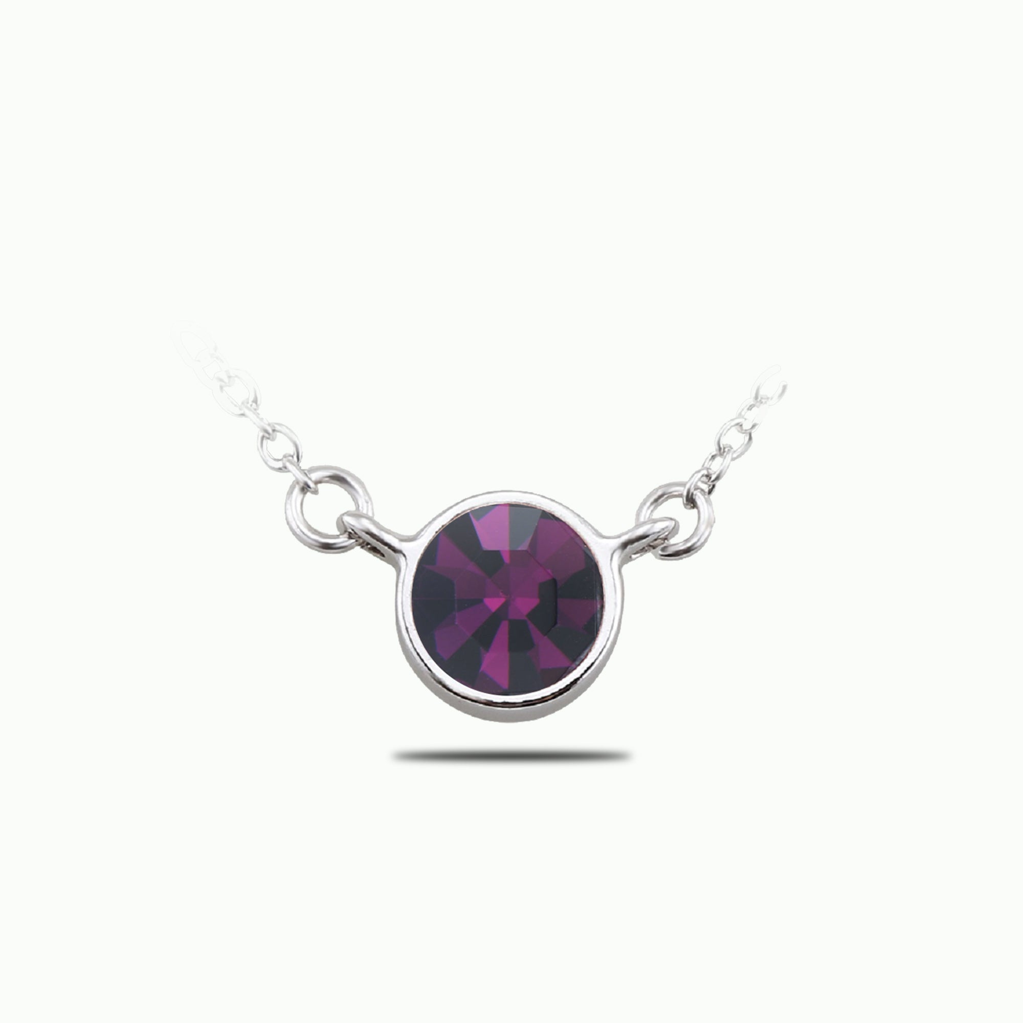 Bezel Set Solitaire Pendant