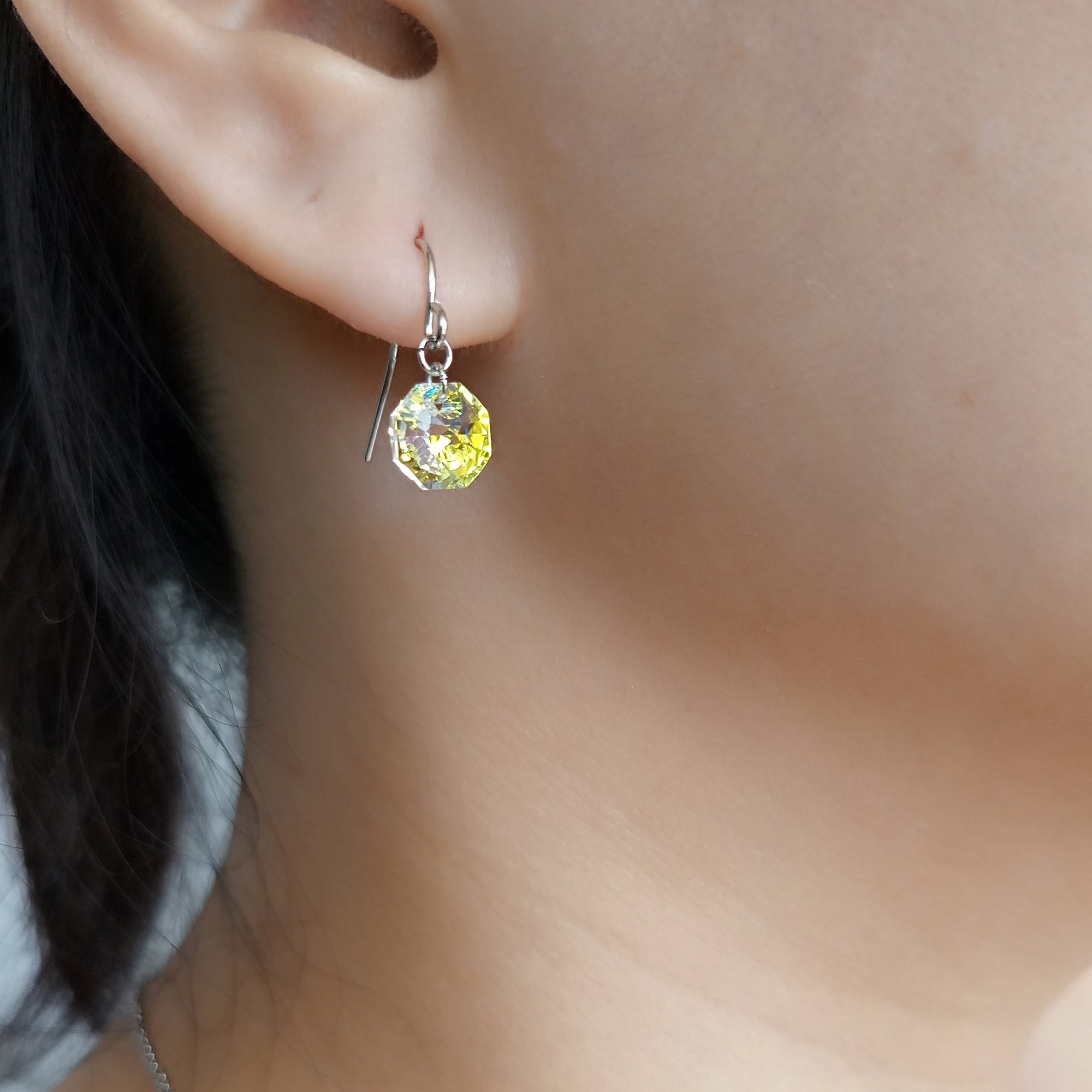 Aurora Borealis Dangle Earrings