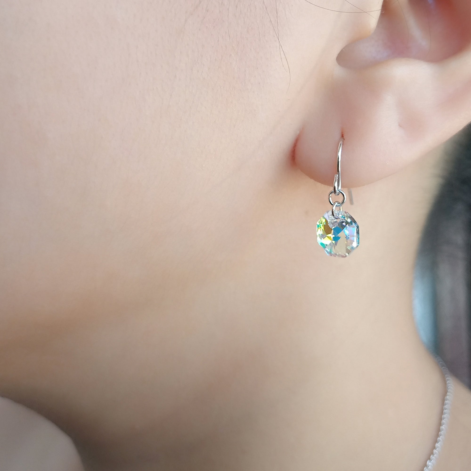 Aurora Borealis Dangle Earrings