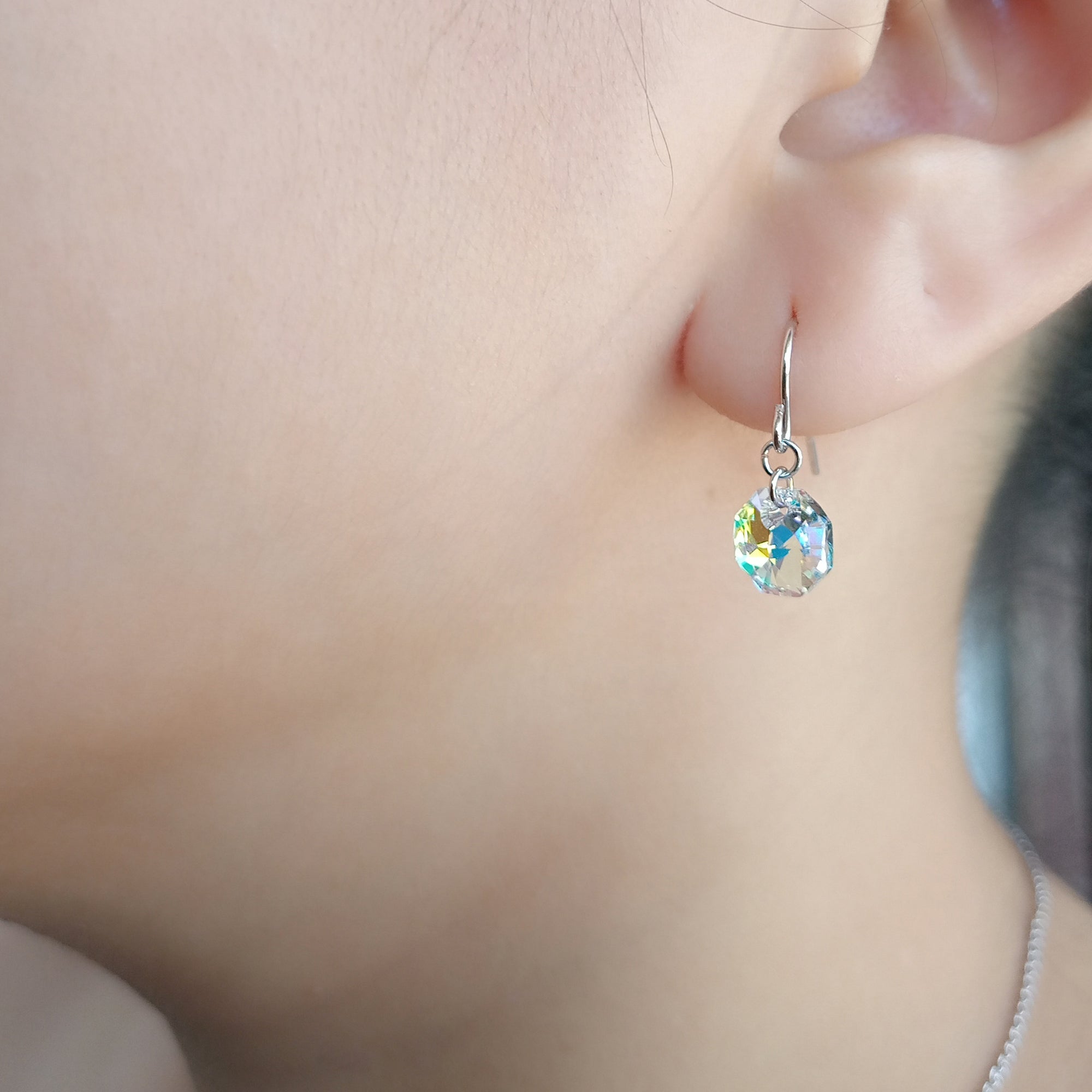 Aurora Borealis Dangle Earrings 
