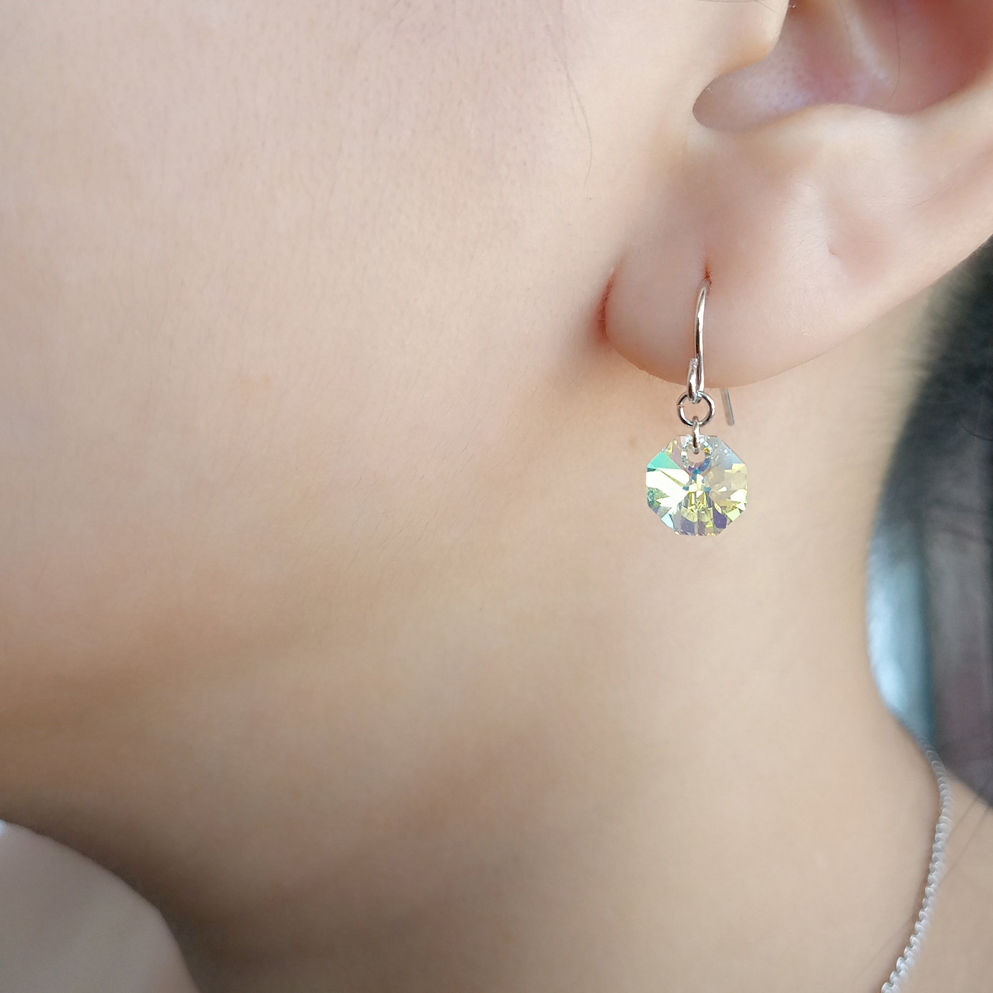 Aurora Borealis Dangle Earrings