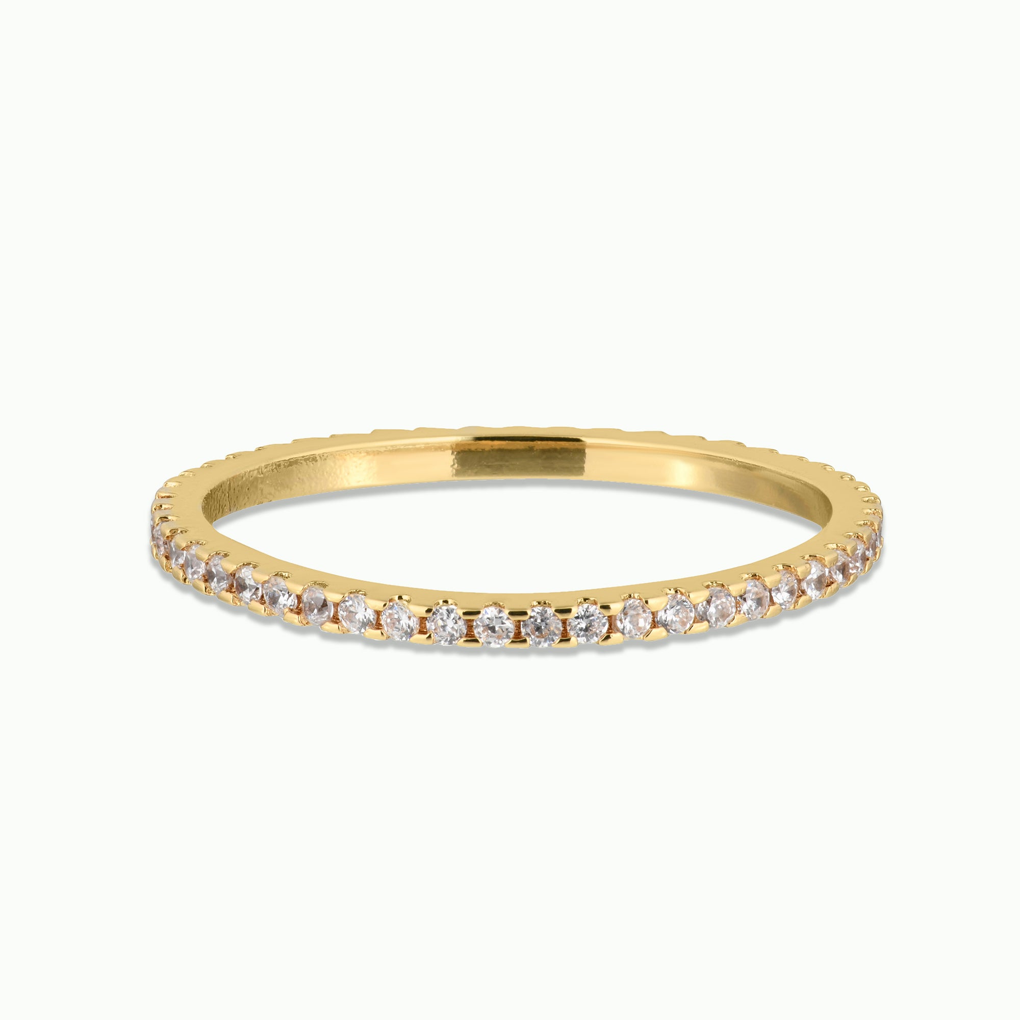 French Pave Eternity Ring