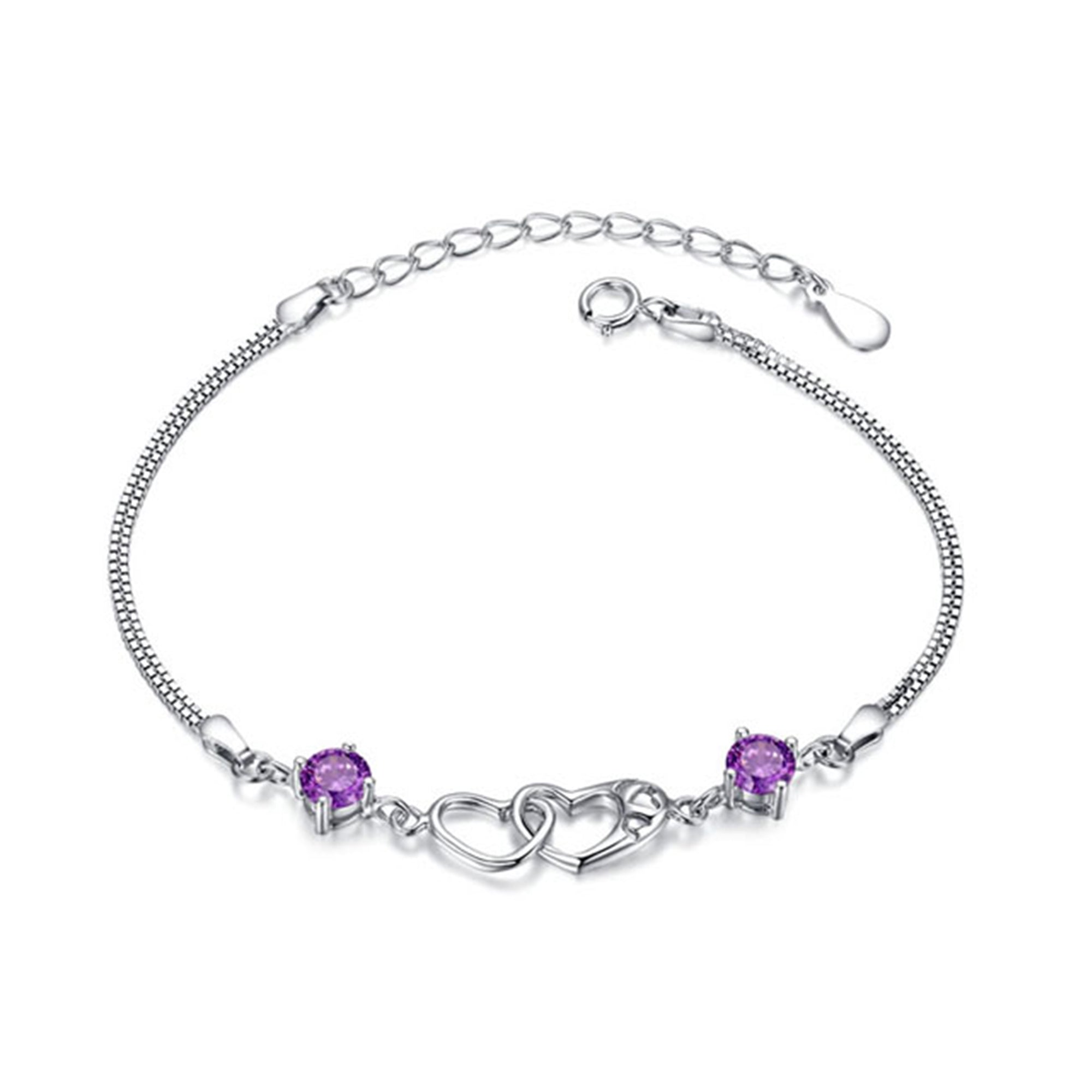 Double Love Heart Bracelet