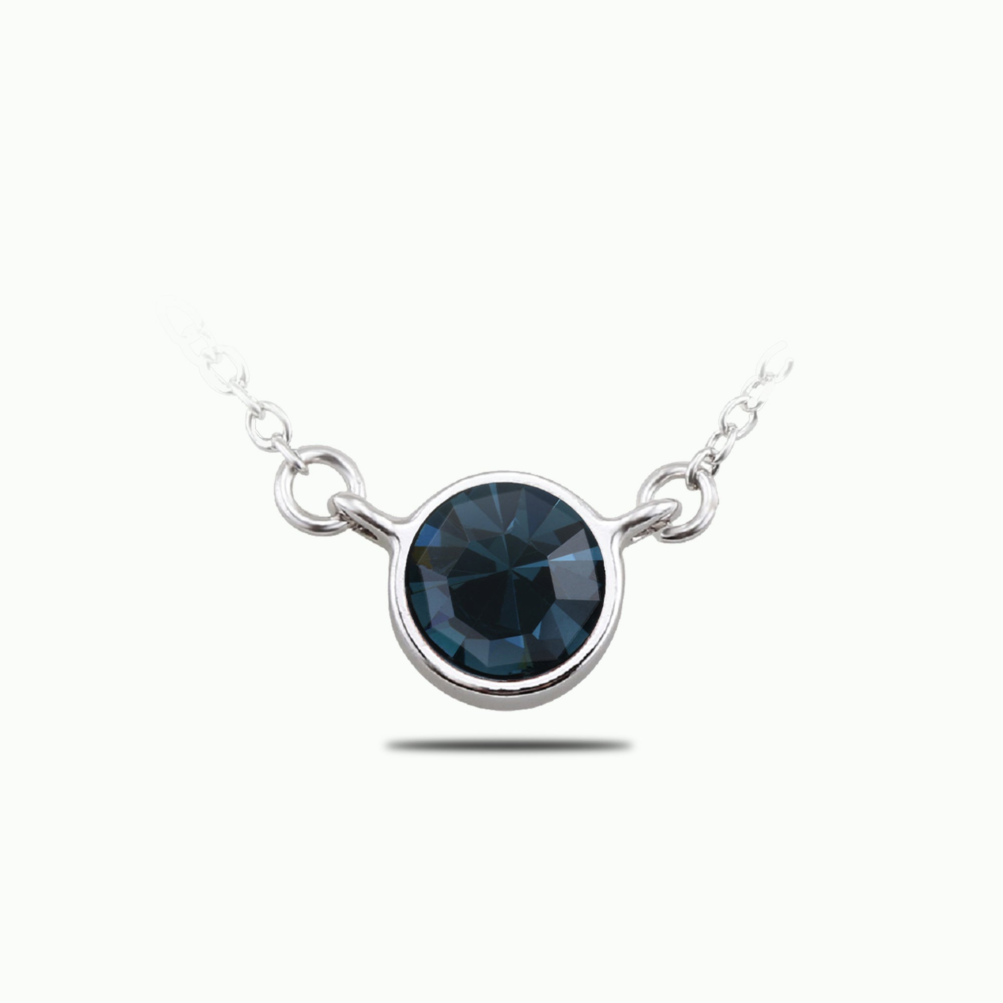 Bezel Set Solitaire Pendant