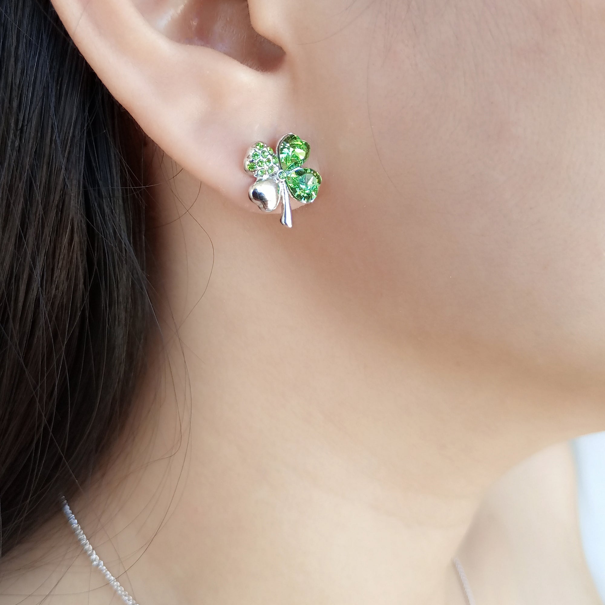 Clover Stud Earrings | Upsera