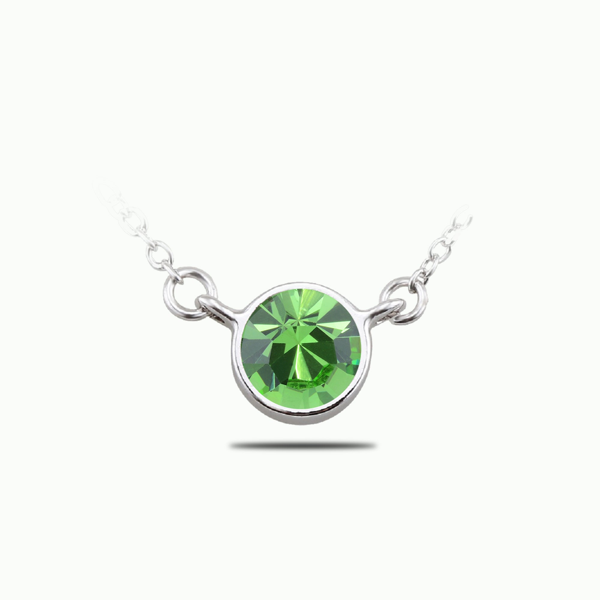 Bezel Set Solitaire Pendant