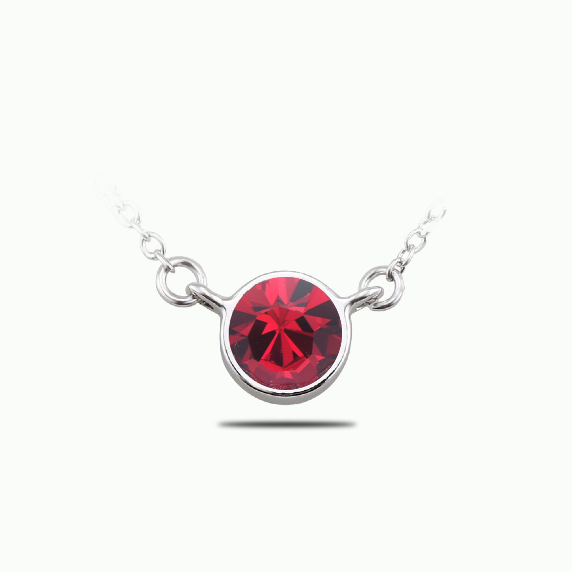 Bezel Set Solitaire Pendant