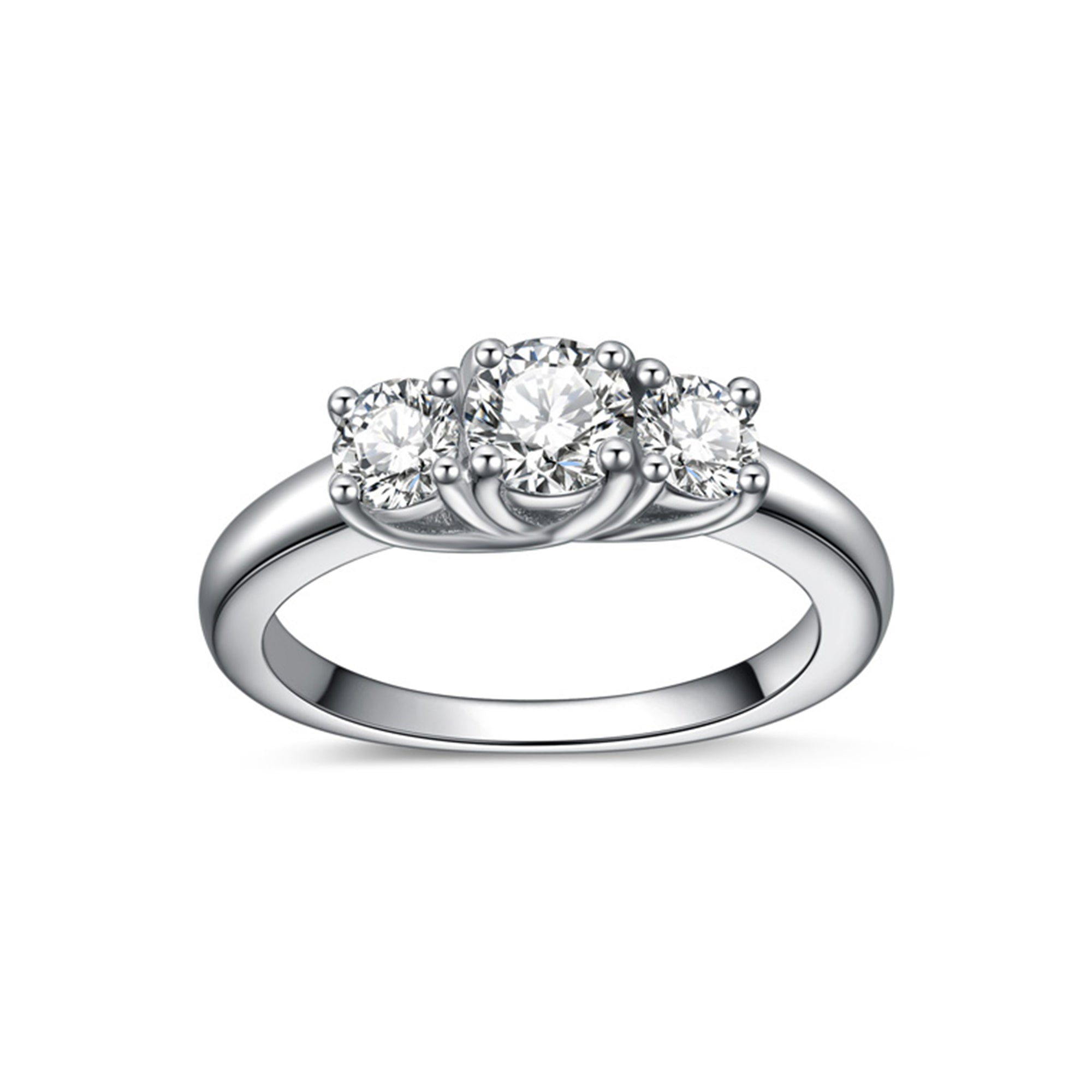 Three Stone Engagement Ring