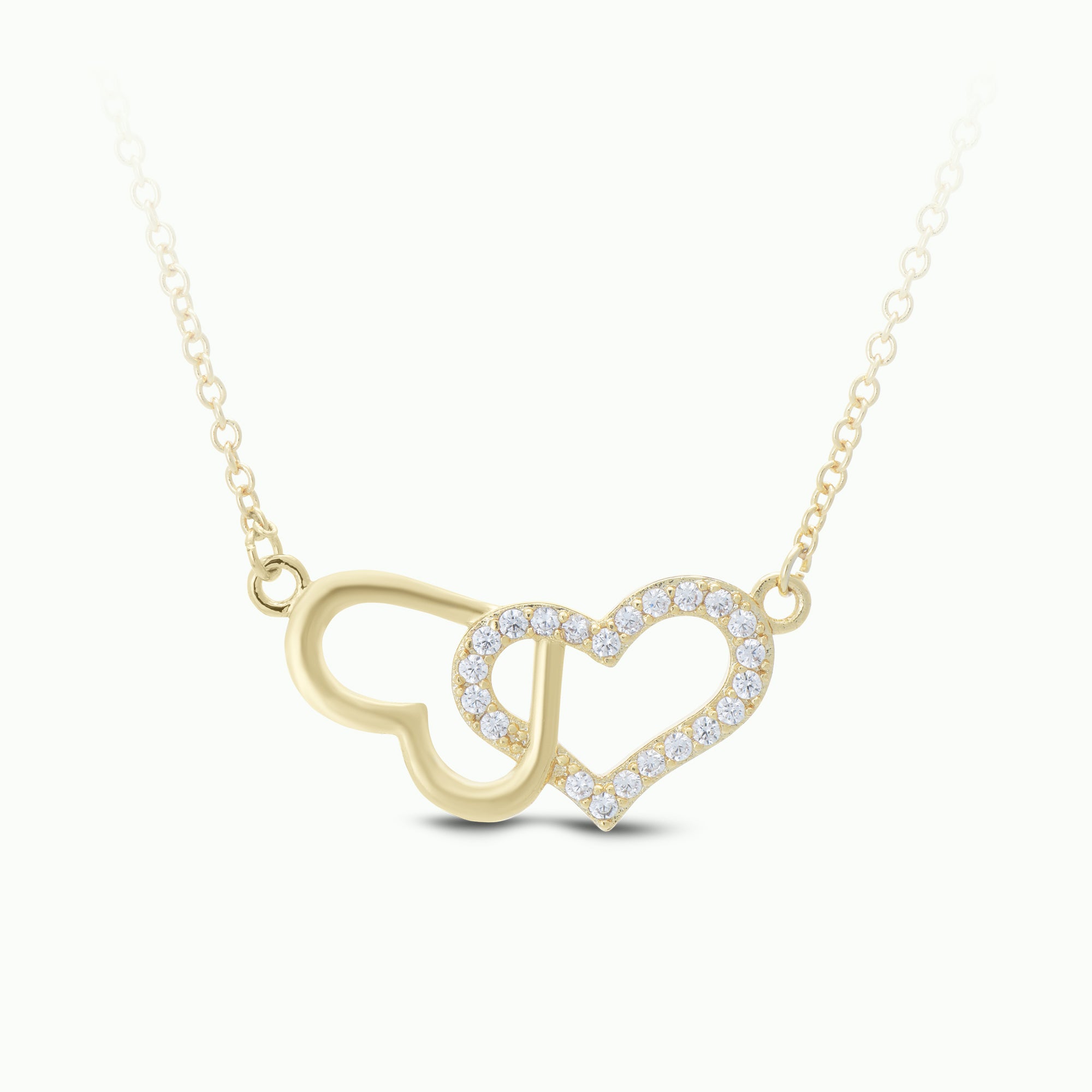 Double Heart Necklace