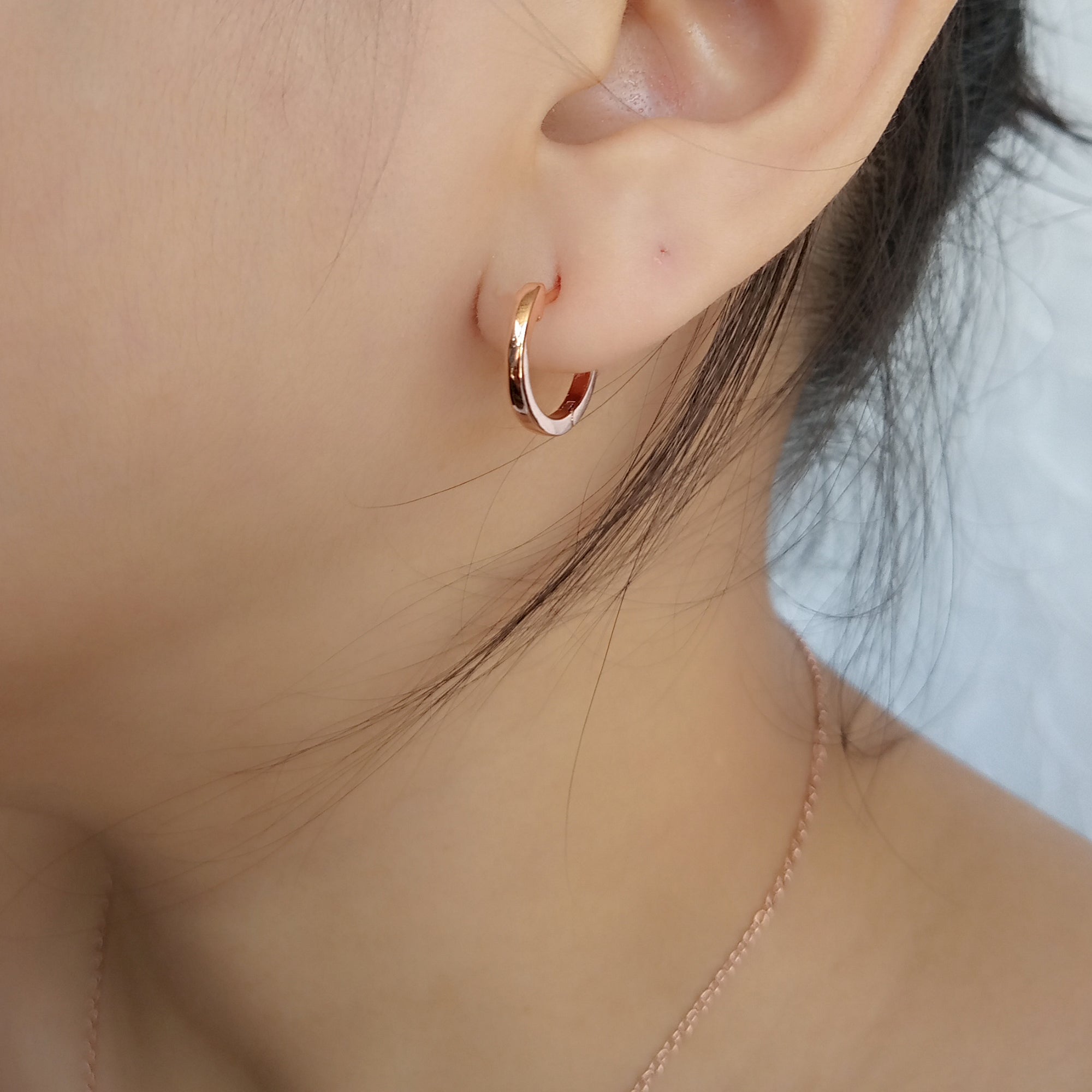 Silver Classic Hoop Earrings