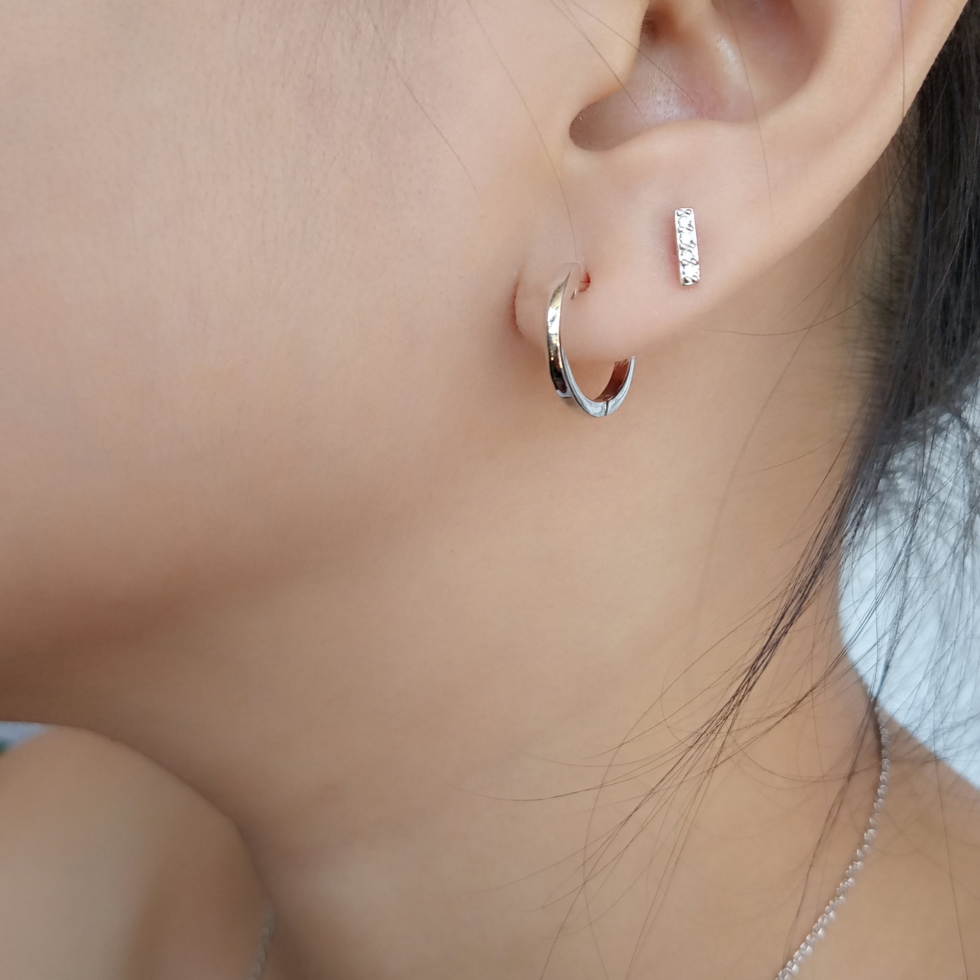 Rose Gold Classic Hoop Earrings