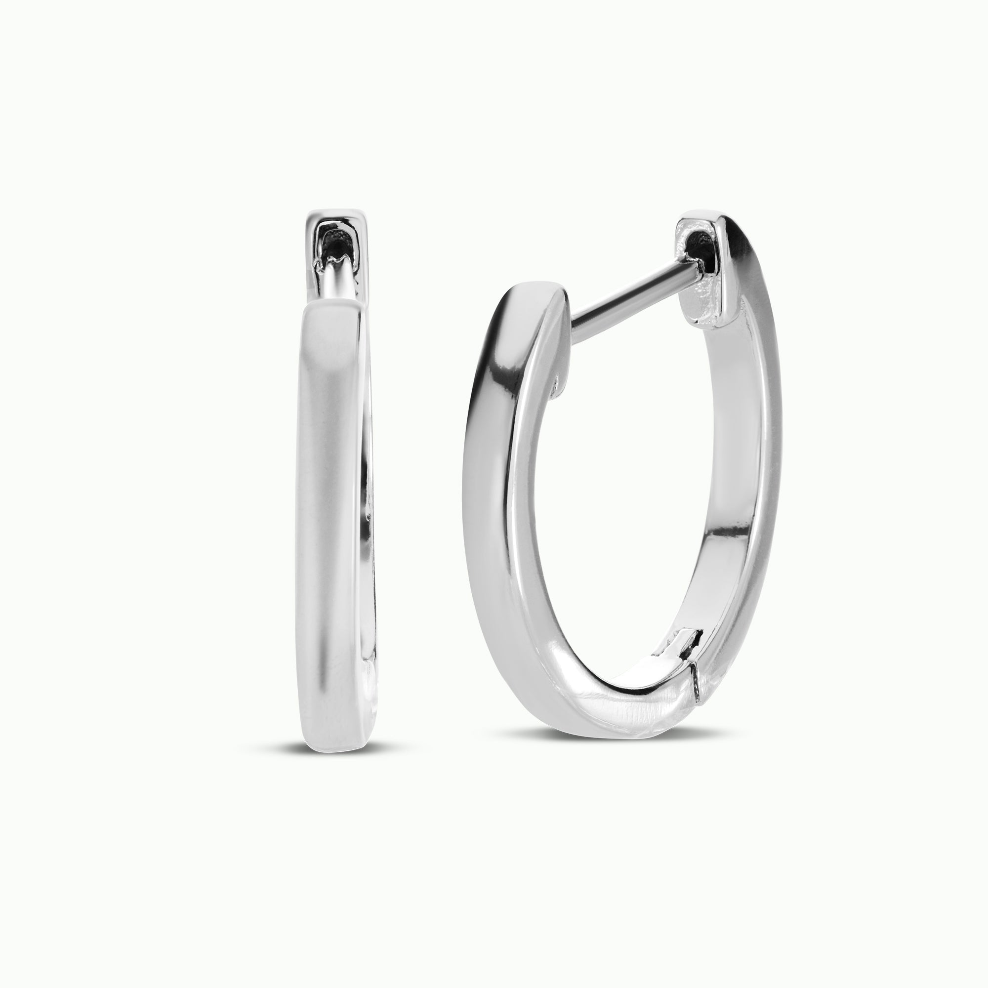 Rose Gold Classic Hoop Earrings